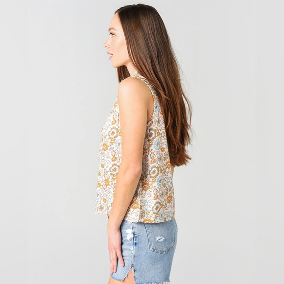 Faherty Women's Faith Blouse NWT - Picture 3 of 14